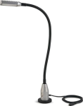 Arbeitsleuchte LED 2,5 W 400 Lm IP65, 24 V Netzteil Glanzlicht