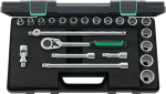 Socket spanner set 1/2" 22-piece SW10-32 L=460 mm CV Stahlwille 50/16/6 KN