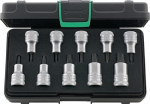 Dopsleutelset 1/2" 10-delig T20-T60 L=232 mm CV Stahlwille 54TX/10 TLG.KN