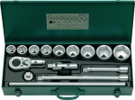 Socket spanner set 3/4" 15-piece SW32-60 L=550 mm CV Stahlwille 55/9/6 N