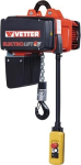 Elektrische kettingtakel Capaciteit 1000kg slag/fijne slag/min 4/1m Beugelophanging FEM maat 2m