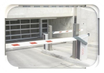 Verkeersspiegel HxB 400x600 mm wit kunststof met buishouder voor binnen en buiten