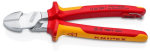 Power side cutter with eyelet 200 mm, chrome-plated, MK handle Knipex 74 06 200 T