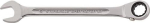 Knarrenringmaulschlüssel SW 19 umschaltbar Lges=252 mm Stahlwille 17 SW 19