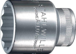 Steckschlüsseleinsatz 1/2" SW17 12-kant L=38 mm CV Stahlwille 50 17