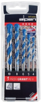 Stone drill set 5 pieces 4, 5, 6, 8, 10 mm Alps PROFI GRANIT