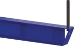Abrolldorn für Kragarmregal HxLxT 20x200x3 mm, verzinkt Meta Multistrong Heavy