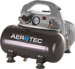 Piston compressor, portable 0.3 KW, 230V, 55 l/min, 8 bar Tank 6 l, Aerotec Airliner SILENT