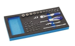 Tool module 1/3 foam 36-piece socket spanner set 1/4" Promat 871247