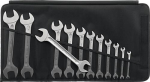 Double open-end spanner set 10-piece Stahlwille 10/12
