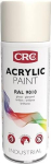 Colour protection spray glossy 400ml CRC ACRYL RAL 9010 pure white, glossy
