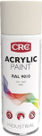 Kleurbeschermingsspray matt 400ml CRC ACRYL RAL 9010 zuiver wit, mat