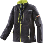 Softshell jas Maat zwart/limoen PES Terrax Werkkleding