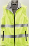 Hoge zichtbaarheid vest Maat L geel Polyester PES Terrax Werkkleding