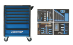 Werkzeugwagen Workstar Highline inkl. Werkzeugsortiment 147-teilig Gedore WHL-L7-TS-147