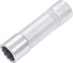 Dopsleutel dubbele zeskant 1/2" SW 17 mm L=85 mm verchroomd Hazet 900TZ-17