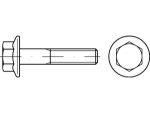 Sechskantschraube DIN 6921-8.8 M 12x30 mm, verzinkt mit Flansch