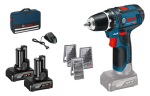 Akku-Bohrschrauber GSR12V-15 in Tasche mit Zubehör, 2x 4,0 Ah Akkus Bosch 0.615.990.HV1