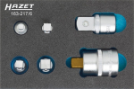 Adapter set 172x114 mm 6 pcs. Hazet 163-217/6