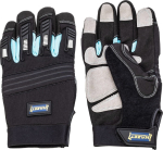 Handschoenen Maat L zwart/grijs Hazet 1987-5L