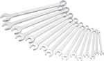 Combinatiesleutel dubbel buiten SW 7-24 mm 16 st. verchroomd Hazet 600SPC/16
