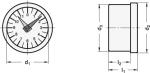 Positie-indicator, slingersysteem GN 000.8-60-4-L Elesa CE.70292