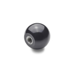 Ball knob DIN 319-KU-40-M12-E