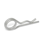 Veer splitpen GN 1024-NI-2-D roestvast staal