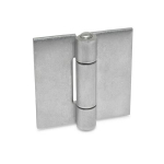 Blechscharnier GN 1362-NI-80-40-A-BL Edelstahl
