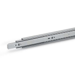Teleskopschienenpaar mit Vollauszug GN 1450-400-F-1-NI Edelstahl
