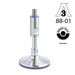 Adjustable foot hygienic design GN 20-100-M16-175-A stainless steel