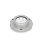 Ronde waterpaslibel met montageflens GN 2277-ALN-50-K-30-A
