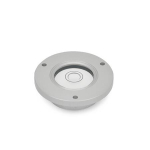 Ronde waterpaslibel met montageflens GN 2277-ALN-50-K-30-B