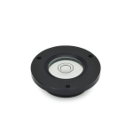 Ronde waterpaslibel met montageflens GN 2277-ALS-40-K-30-B