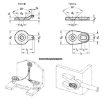 Fastening disc with eyelet GN 2344-NI-4,3-12-E stainless steel