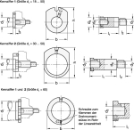 Mounting kit for position indicator 955 GN 295-18-6-1