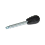 Griffstange GN 310-12-100-D-ZB verzinkt, blau chromatiert