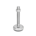 leveling foot GN 31-80-M20-125-B1-TK stainless steel