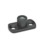 Flens met schroefdraad GN 3490-45-M8-16-SW