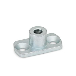 Flens met schroefdraad GN 3490-60-M12-24-ZB