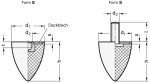 Anschlagpuffer GN 353-50-50-M10-S-70 Schraube, 70±5 Shore A