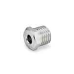 Positionierbuchse für Rastriegel GN 412.4-M12X1,5-B4,2 Edelstahl