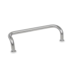Angled bow handle GN 425.1-A4-10-120-GS stainless steel AISI 316L
