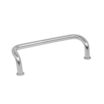 Angled bow handle GN 425.1-NI-12-200-EP Electropolished stainless steel