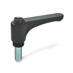 Adjustable clamping lever with screw GN 600-44-M6-25-DSG Elesa 254131-C1