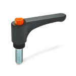 Adjustable clamping lever with screw GN 600-44-M6-40-DOR Elesa 254136-C2