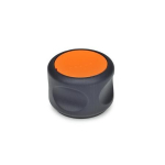 Drehknopf mit Edelstahlbuchse GN 624.5-50-K6-DOR Deckel orange, Softline