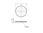 Haftscheibe für Haltemagnete GN 70.1-20-ZB