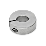 Instelring met sleuven en demping GN 7062.3-30-B12-NI roestvast staal