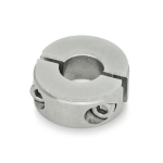 Gedeelde stelring met demping GN 7072.3-30-B12-NI roestvast staal